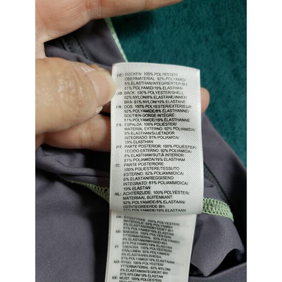 Salomon Top Size Large Womens Gray Performance Athletic Tank Ladies Logo - Picture 4 of 7